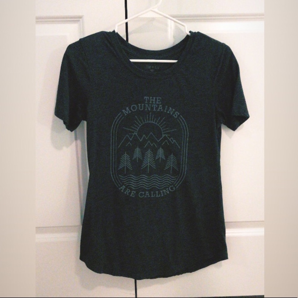 “The Mountains Are Calling” tee